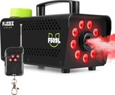Rookmachine met ingebouwd lichteffect - Fuzzix F509L - 500 Watt rookmachine met draadloze afstandsbediening - zwart
