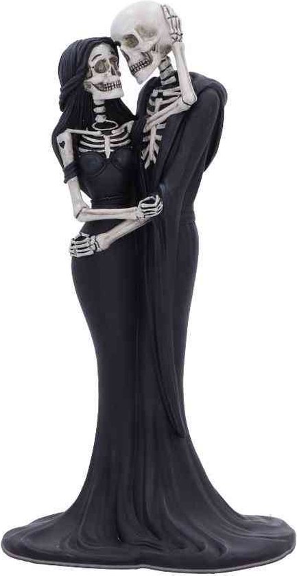 Foto: Nemesis now eternal embrace 24cm beeld figuur multicolours skeletten stel perfect gothic geschenk 