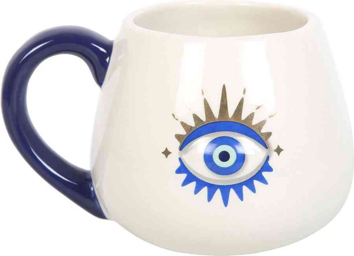 Something Different - All Seeing Eye Rounded Mok/beker - Multicolours