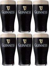 Guinness Imperial Stout Bierglazen - 6 stuks - Pint