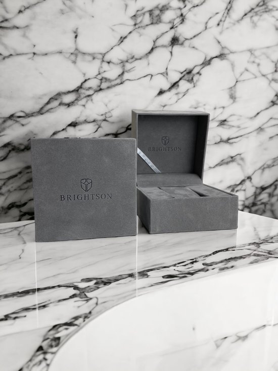 Brightson The Prestige - Montre automatique homme - Etanche - Verre saphir - Acier inoxydable 316L - Argent / Zwart