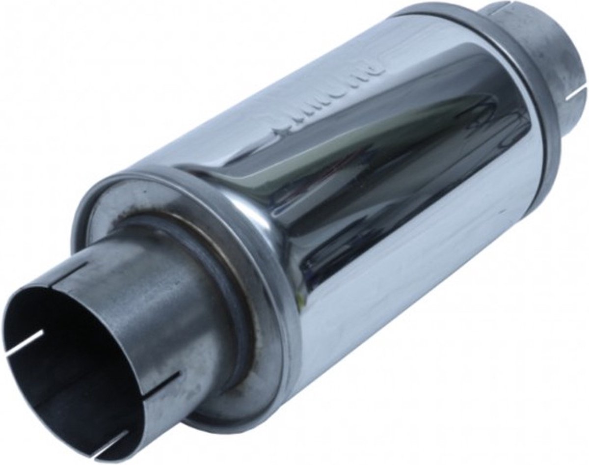 Demper 89mm rond 140mm, 250mm lang RVS Simons Grandonett universeel