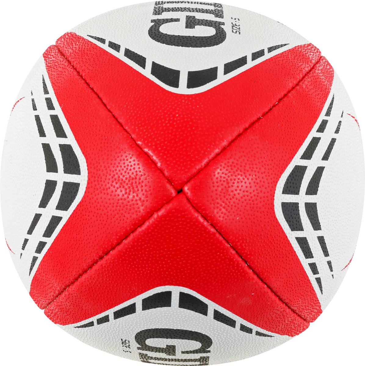 Gilbert Rugbybal Training G-TR4000 Rood - Maat 5 (25 stuks)