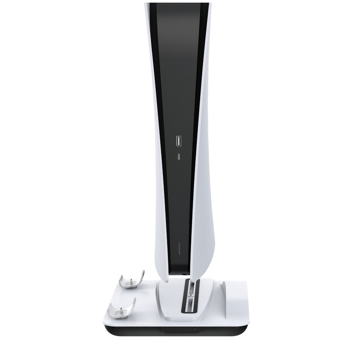 EgoGear - Oplaadstation Geschikt voor PS5 met Koeling - Oplader Playstation 5 Controllers - USB-C