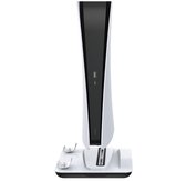 EgoGear - Station de recharge adaptée à la PS5 avec refroidissement - Chargeur Playstation 5 Controllers - USB-C