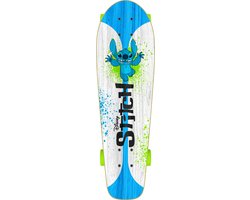 Disney Stitch Skateboard 70 X 20 Cm Junior Wit/blauw/groen