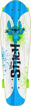 Disney Stitch Skateboard 70 X 20 Cm Junior Wit/blauw/groen