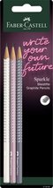 Faber-Castell potlodenset - Grip Sparkle - 3 stuks op blister - FC-218485