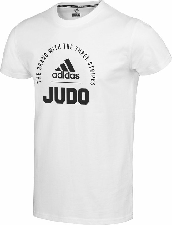 Adidas Community 21 T-shirt Judo | blanc avec imprimé noir (Taille: XL) |  bol