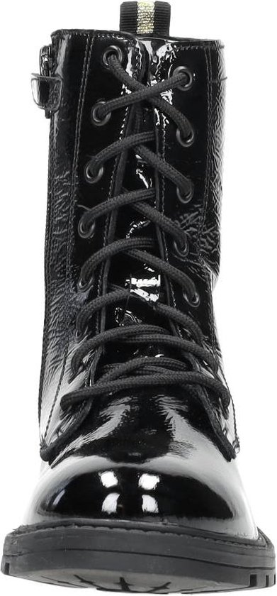 SUB55 Veterschoen hoog Veterschoen hoog - Zwart lak - Maat 31