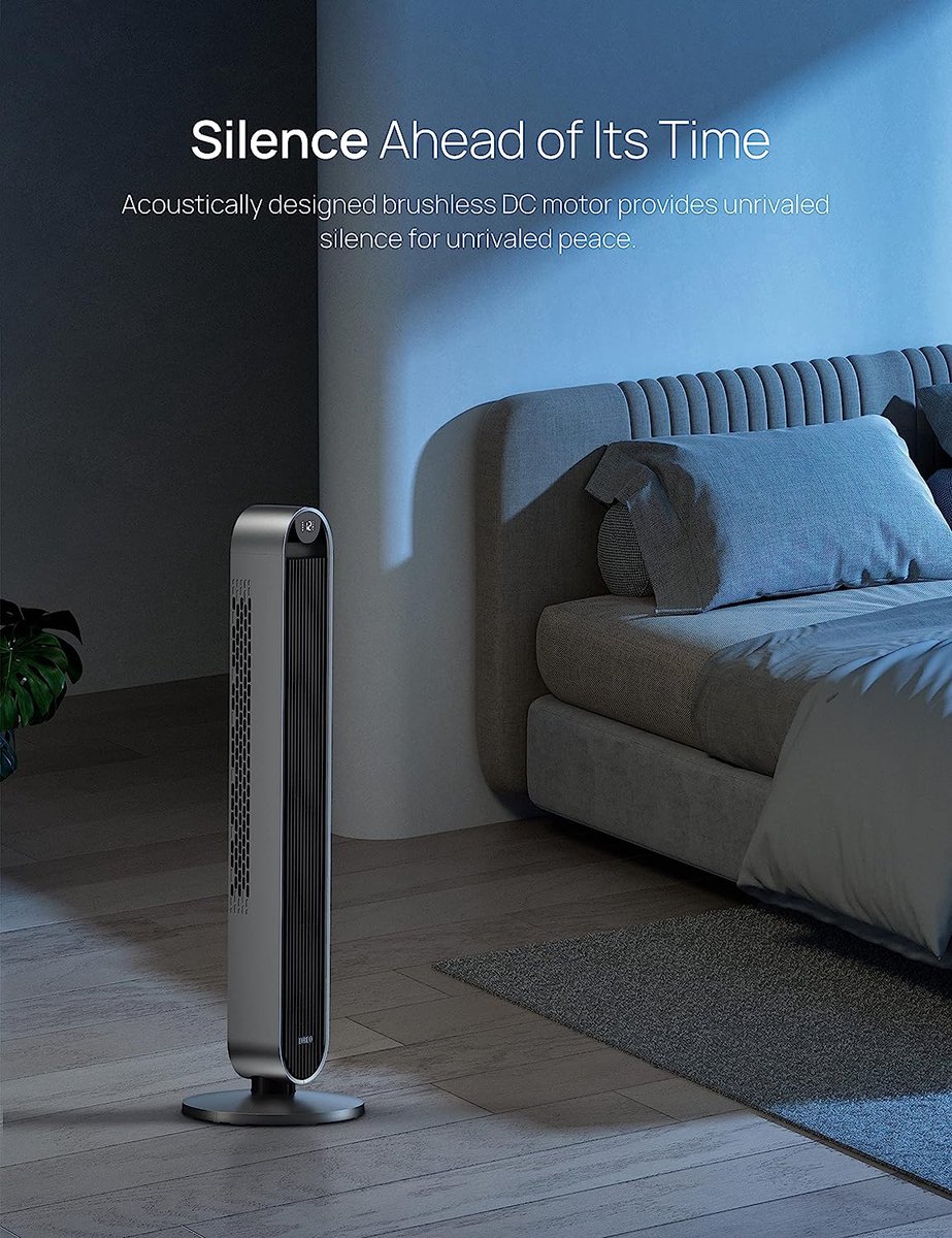 Dreo Pilot Max Ventilateur colonne WiFi Smart avec commande vocale