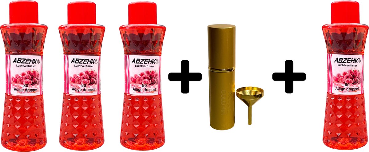 Goedkoopste Abzehk Eau de Cologne Adige Druppel 400ml 3x Parfumverstuiver 1x Eau de Cologne Adige Druppel 400ml 1x