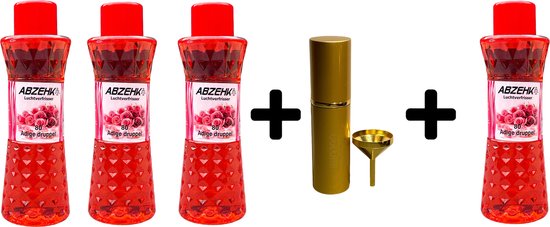 Abzehk Eau de Cologne Adige Druppel 400ml 3x + Parfumverstuiver 1x + Eau de Cologne Adige Druppel 400ml 1x