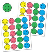 Stickervellen Grote Smileys - Smiley Stickers - Beloningsstickers - Beloningsstickers Jongens - Smiley Stickervellen - Neon Smileys - Stickervellen - Emoticon Stickers - Stickers Neon Smileys - Positief Opvoeden - Belonen met Stickers