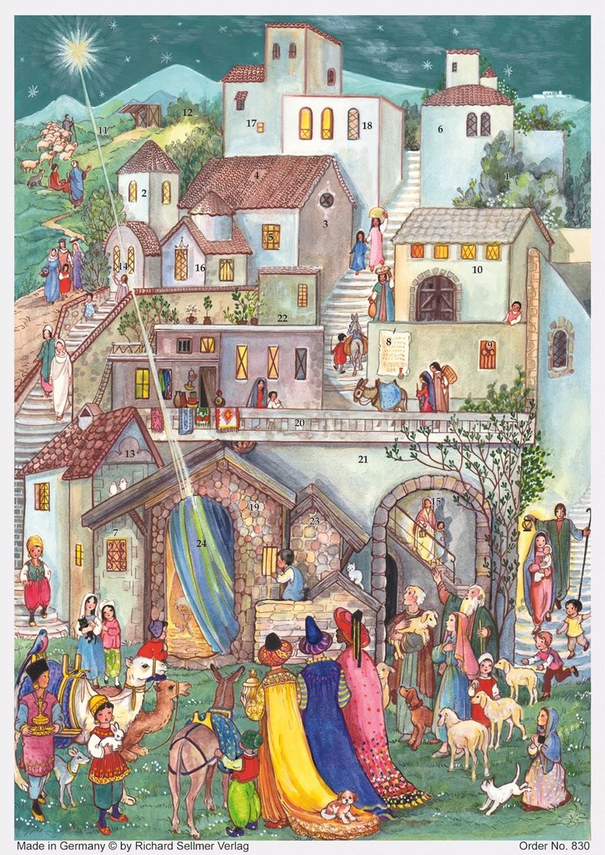 A4 Adventskalender Heilige 3 Koningen
