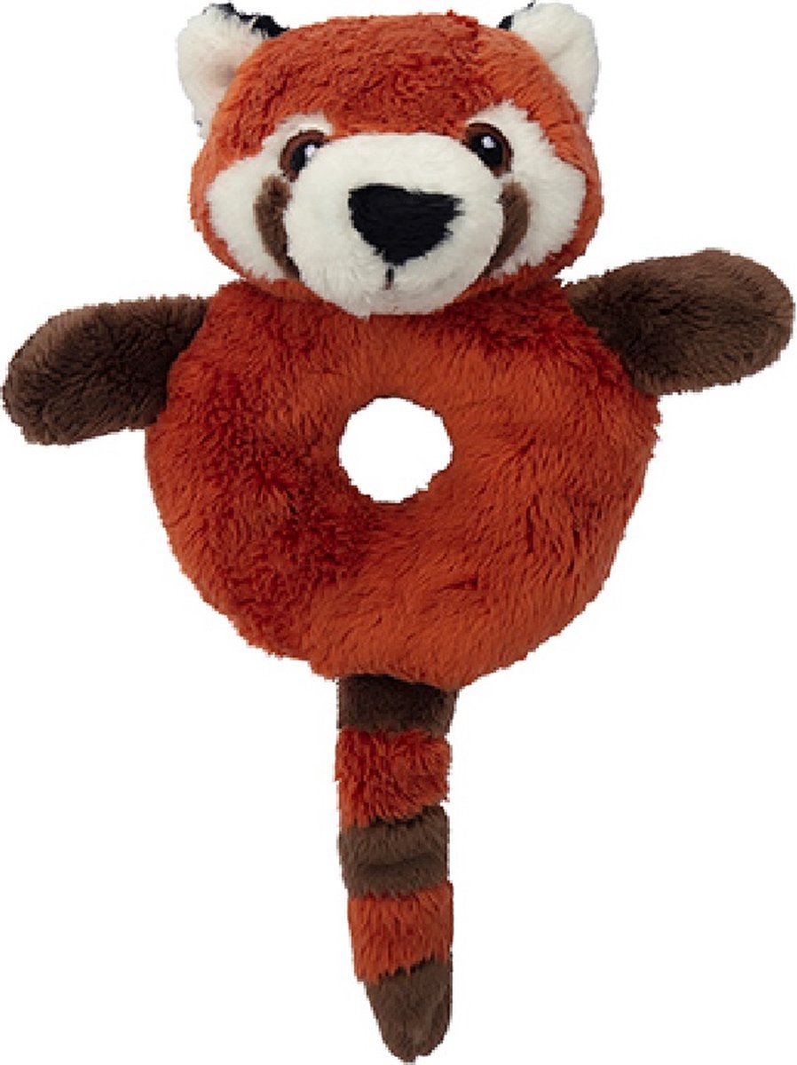 Nature Planet Zachte rammelaar Rode Panda (100% Oeko-Tex gecertifieerd)