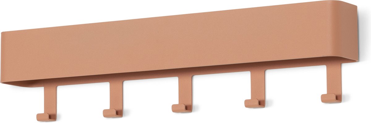 Spinder Design kapstok Dax Play 5 - Clay Terra - 5 haken - Staal