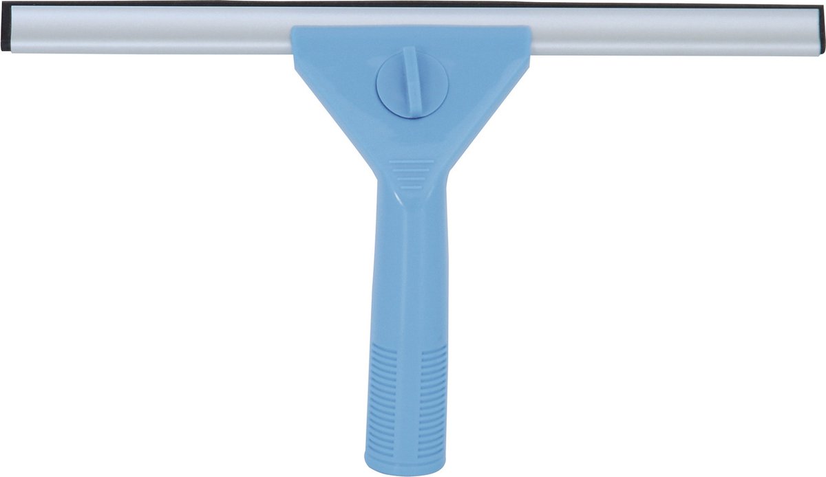 Goedkoopste MSV Raamwisser/raamtrekker - kunststof handvat - blauw - 30 cm breed - douche wisser