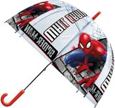 Parapluie Spiderman - pour enfant - rouge/bleu - D61 cm