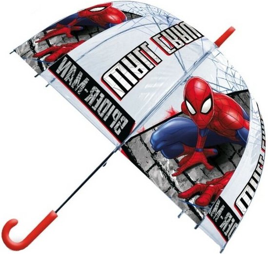 Parapluie Spiderman - pour enfant - rouge/bleu - D61 cm | bol.com