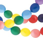 Zak met 100 doorknoopballons no. 10 assorti decoratiekleuren