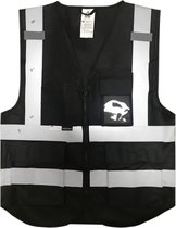 3M Reflecterende vest met hoge zichtbaarheid - Gemaakt van 3M reflecterend materiaal - Met 4 voorzakken en ritssluiting maatXXL,3XL.