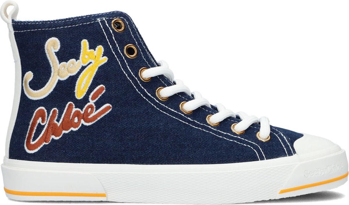 See By Chlo Aryana Hoge sneakers Dames Blauw Maat 39 bol