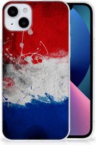 Telefoon Hoesje Geschikt voor iPhone 15 Plus Mobiel Case Nederlandse Vlag