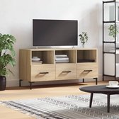 The Living Store TV-Meubel - Sonoma Eiken - 102 x 36 x 50 cm - Opbergruimte - Presenteerfunctie