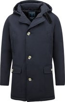 Winterjas Heren Parka met Capuchon - 7101 - Blauw