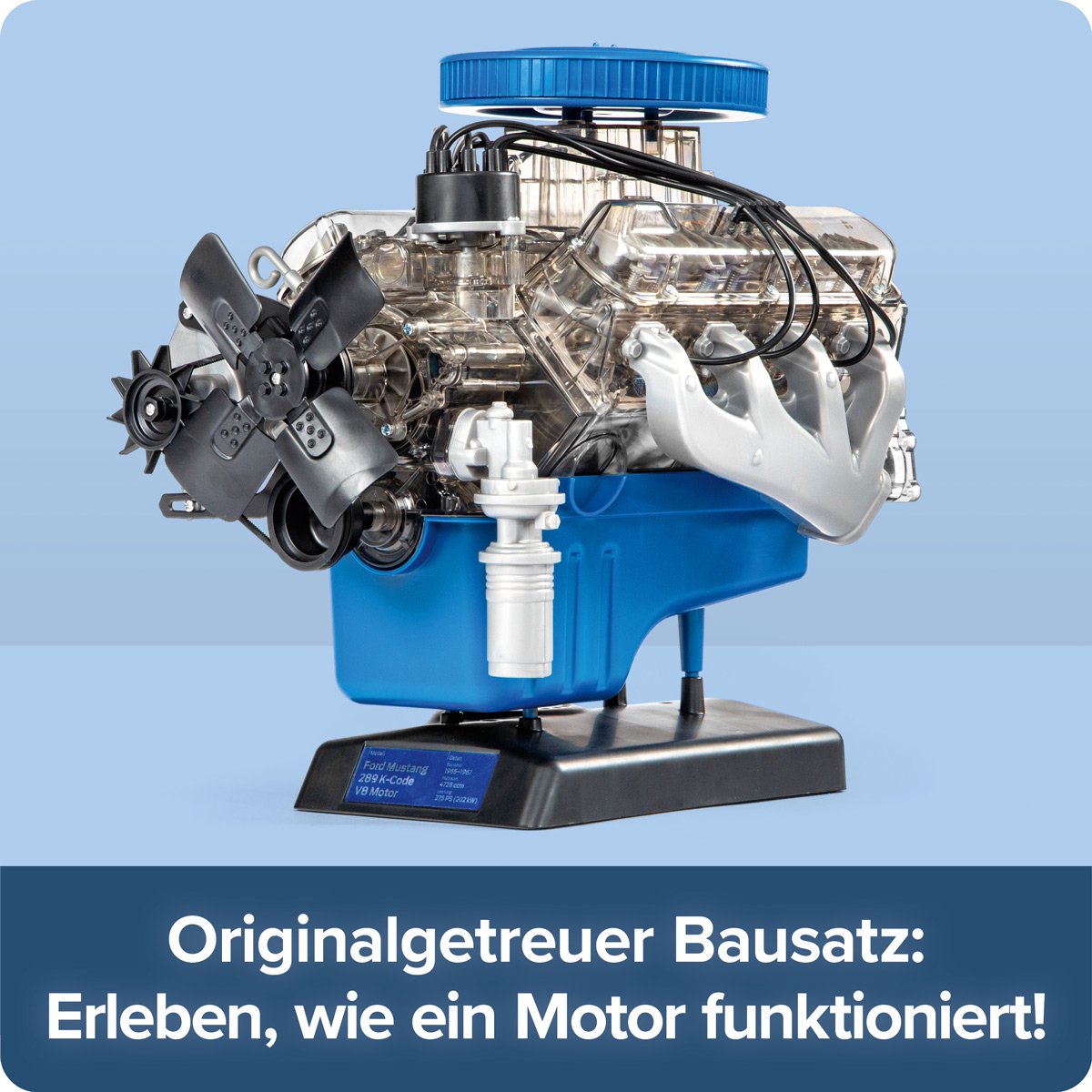 Franzis Ford Mustang V8-motor modelbouw thumbnail 3