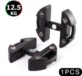 DISCUBRIO - 12.5kg - Halterschijf - Dumbbell - Kettlebell - Functionele bijl - 4 in 1 - Halterschijven