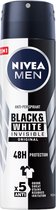 Nivea Men Black&white Invisible Original Antyperspirant Spray 150ml (m)