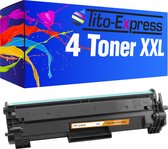 Tito-Express 203X 4x toner cartridge alternatief voor HP 203 X CF540X MFP M 281 FDW M 254 DW M 254 NW MFP M 281 FDN M 280 NW
