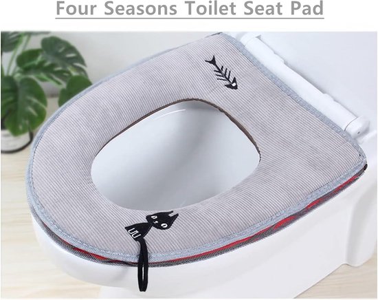 2 pièces kussen chauffant pour siège de toilette tapis de toilette