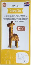 Mini knutselpakket | 3D kit | Giraffe | Hout | DIY | Do It Yourself | Kids Kingdome | 6+