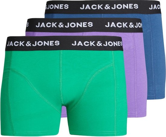 Jack&Jones Heren Jacsolid Trunks 3 Pack Deep Lavender L