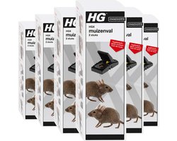 6x HG Muizenval 2 stuks
