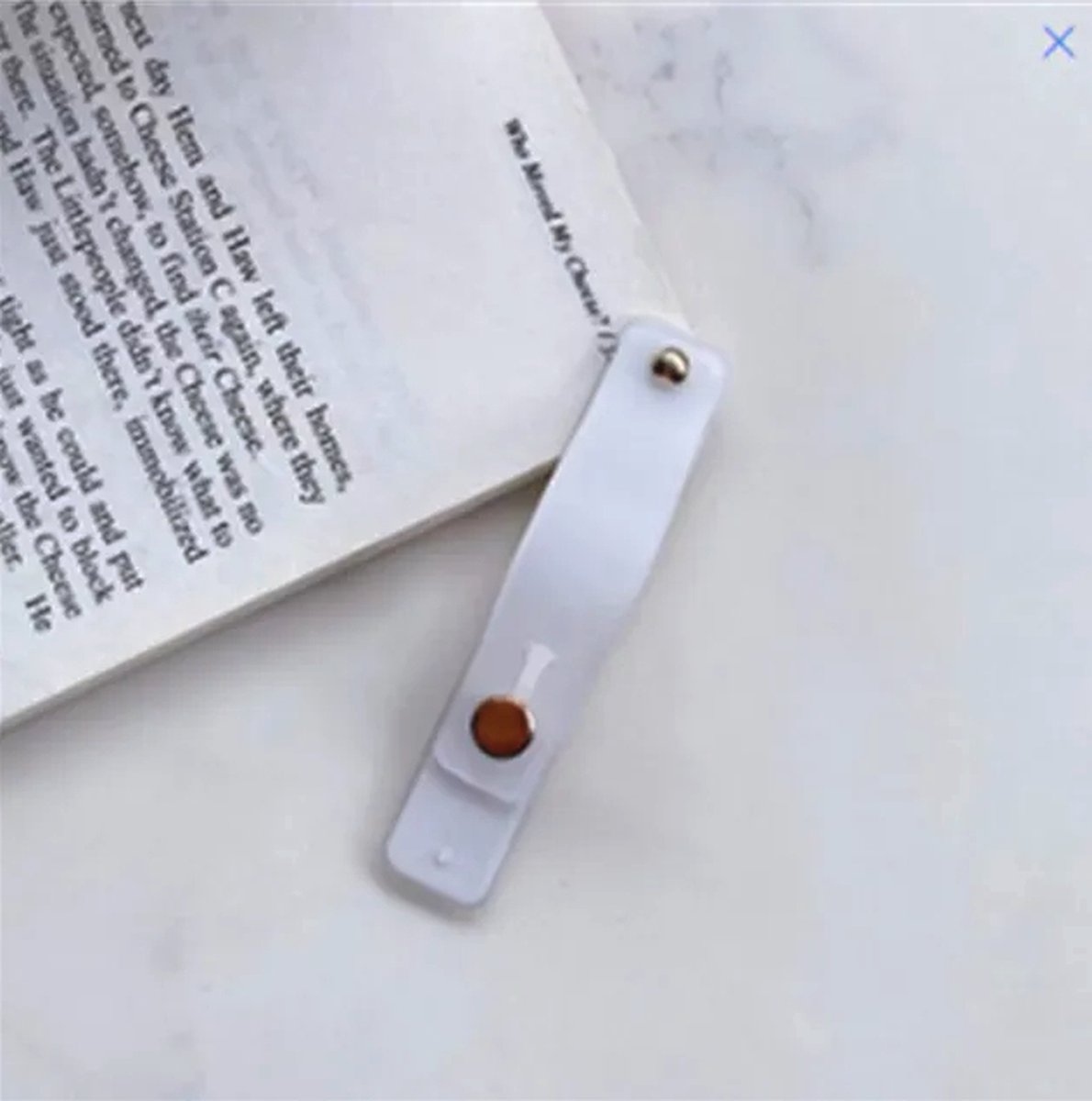 Universele verstelbare vinger grip - Wit