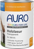 Auro Transparante Houtbeits - Voor buiten en binnen - Oplosmiddelvrij en waterverdunbaar - 125 m² - 10 Liter