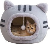 Lit pour chat - maison de chat pliable-maison de chat d’intérieur-maison de chat pour chats-lit de chat pour chats et petits chiens-petit lit de chien d’intérieur