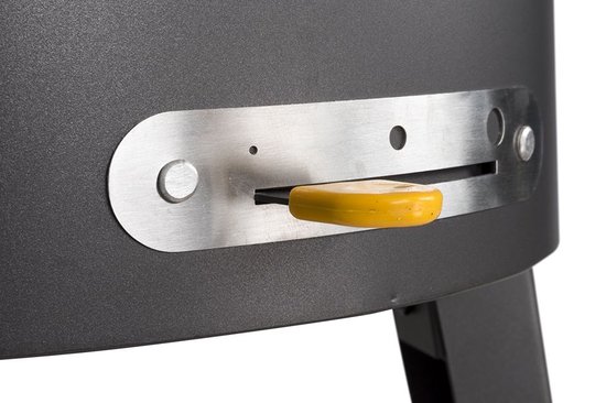 Boretti - Tonello houtskoolbarbecue - BBQ - ø 37 cm - Zwart - draagbaar