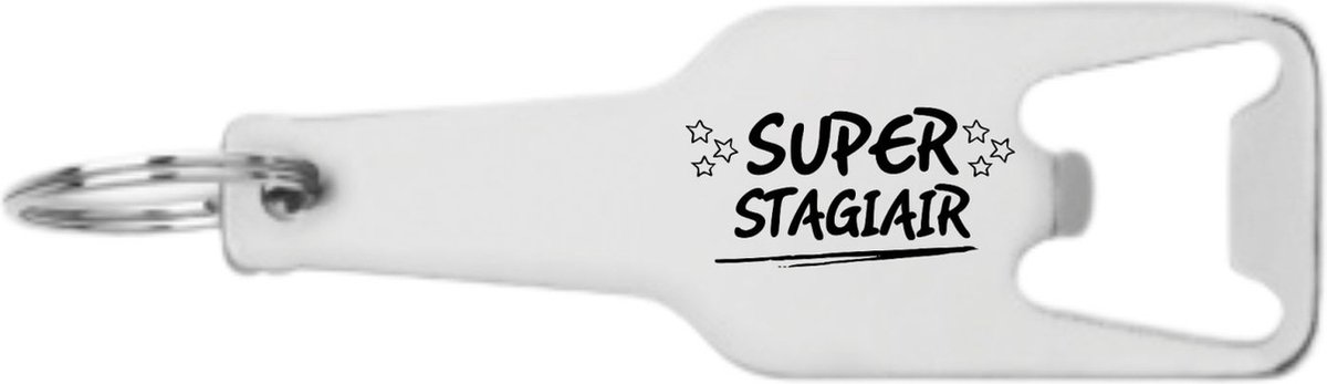 Akyol - super stagaire flesopener - Stagiair - collega medewerker - cadeau - 105 x 25mm