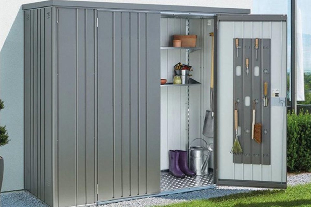 Biohort Metalen tuinkast 155x83 cm. met bodemprofiel