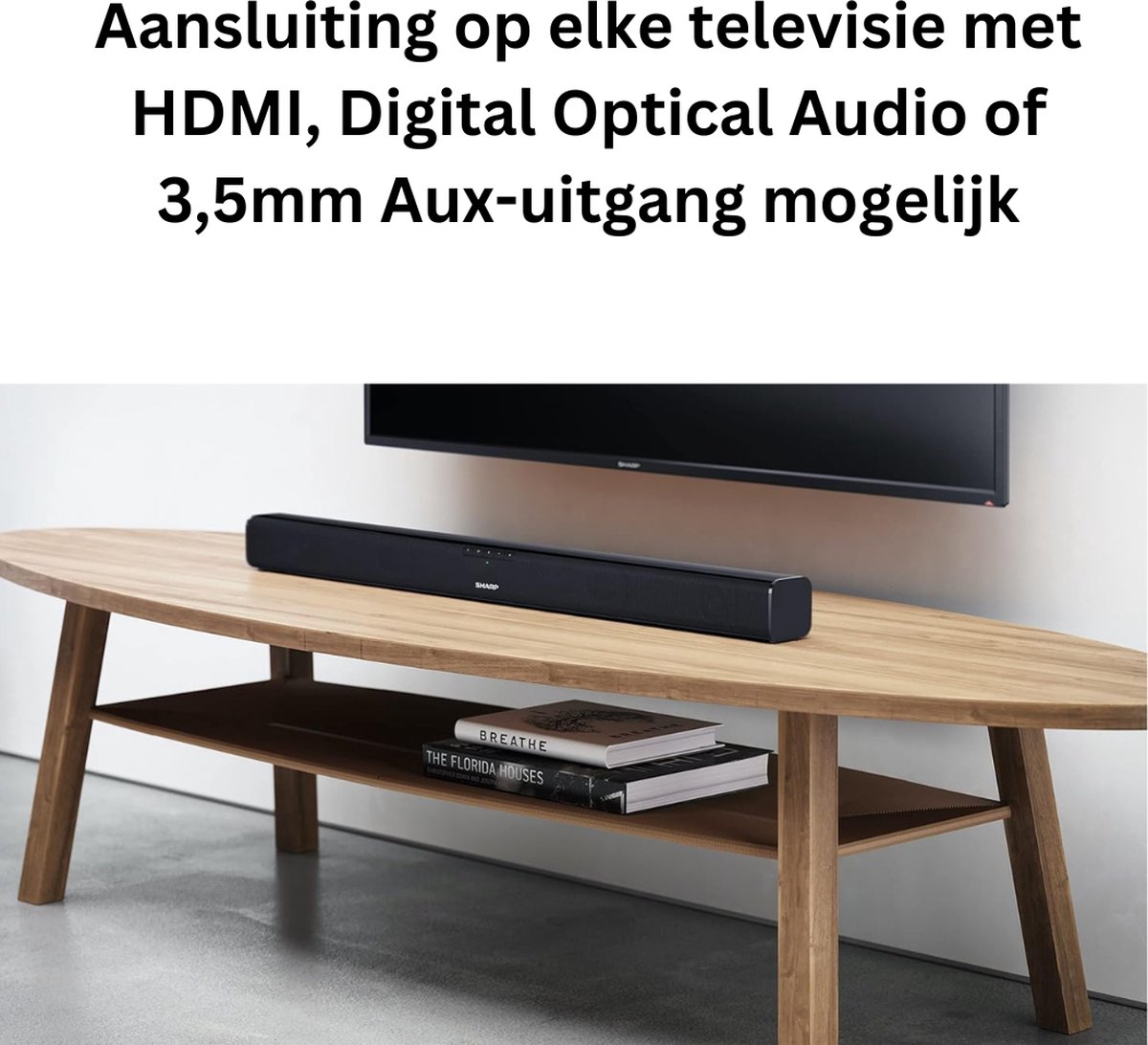 Soundbar Bluetooth Soundbar met HDMI en Afstandsbediening 80 - afbeelding 2