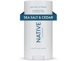 Native Sea Salt & Cedar Deodorant 75g - Natural Deodorant - Aluminum Free