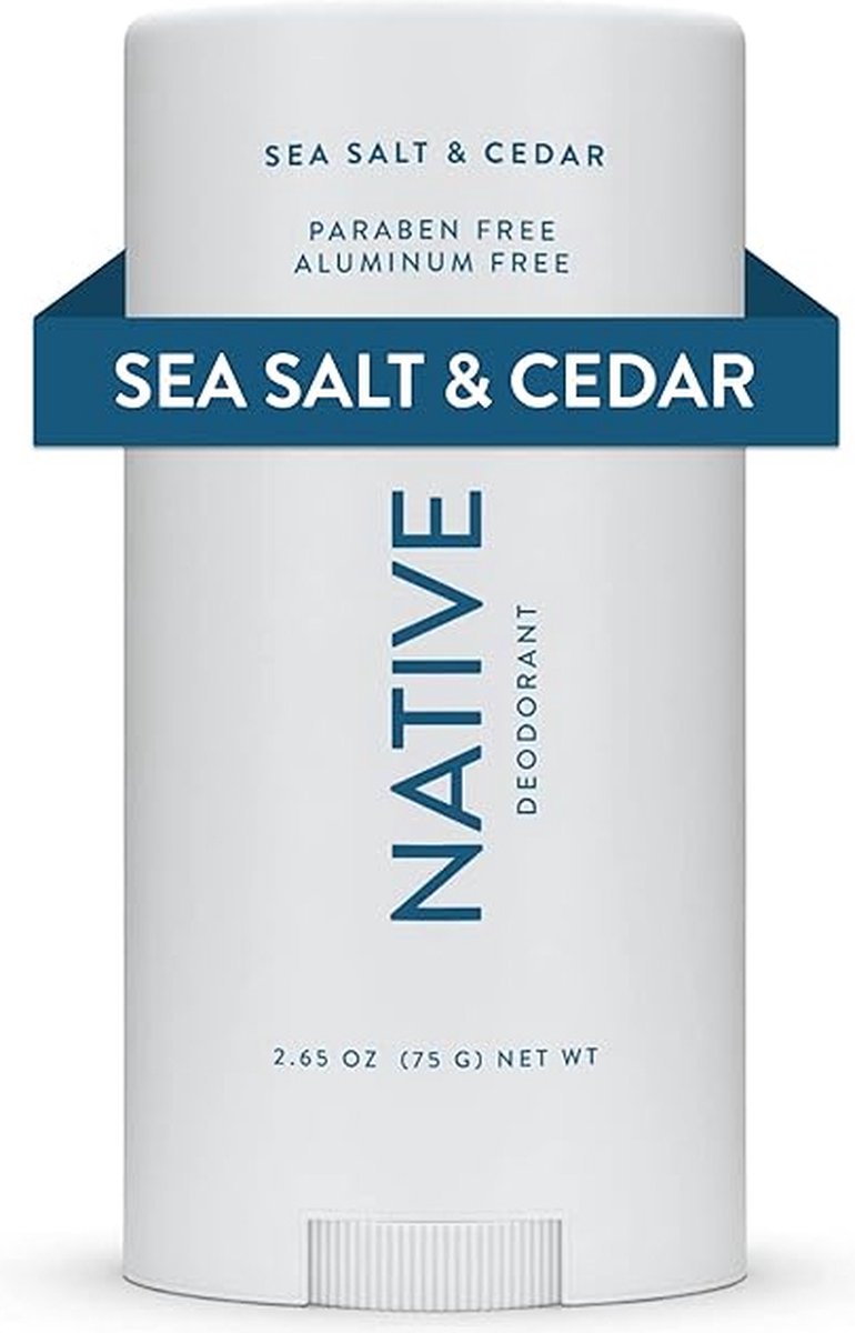 Goedkoopste Native Sea Salt & Cedar Deodorant 75g - Natural Deodorant - Aluminum Free