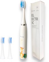 Senzara Sonische Elektrische Tandenborstel voor Kinderen vanaf 3 jaar - Perfect voor het Melkgebit – 4 Slimme Poetsstanden en Timer