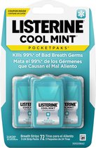 Listerine CoolMint Pocket Paks - Strips Tegen Slechte Adem - Geen Mondwater Nodig - Total Care