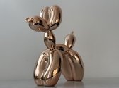 Balloon Dog XXL - 30 x 12 x 30 CM - Ballon Hond - Jeff Koons Replica - XL - Rosé - Design - Pop Art - Rose